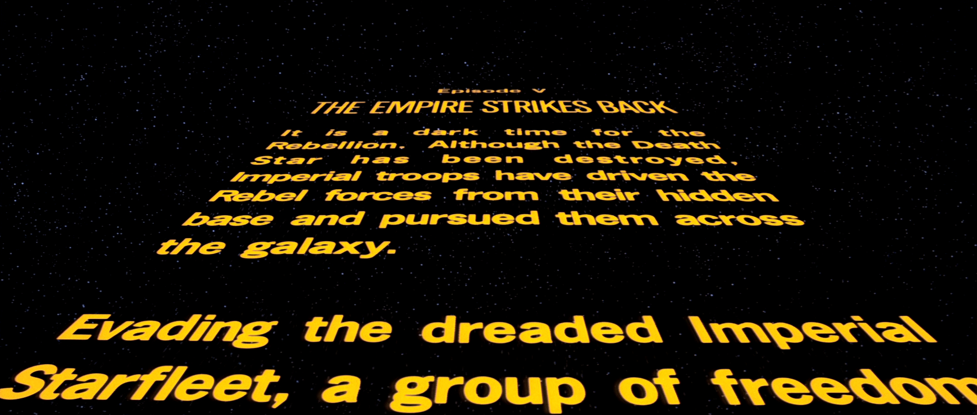 Star Wars opening crawl based on CSS animations and transformations